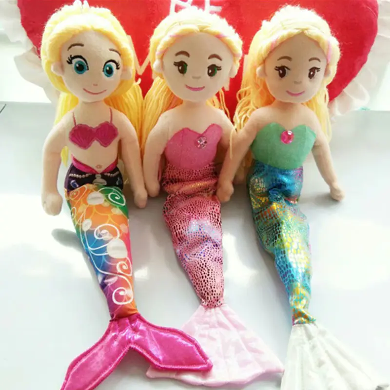 mermaid plush doll