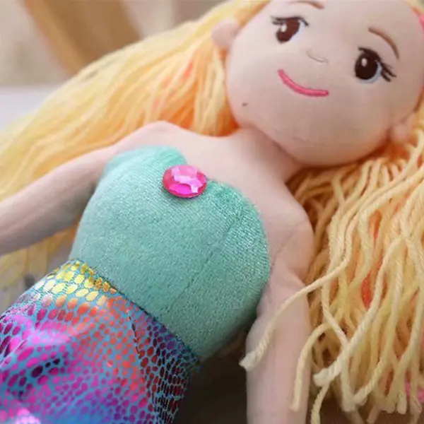 mermaid plush doll