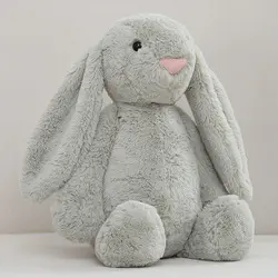 wholesale custom High quality kawaii cute Long Ears Color Stuffed animal easter rabbit plush bunny soft toys