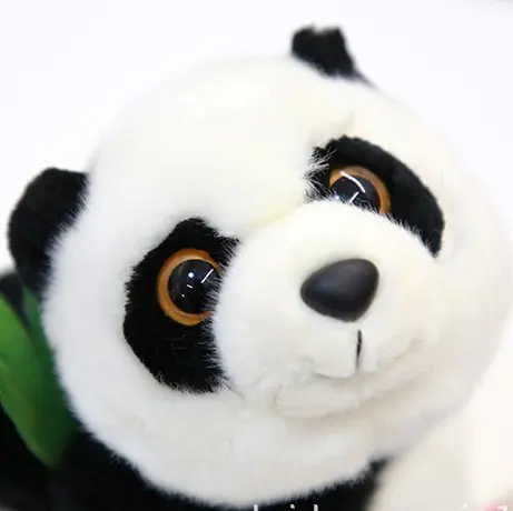 New Custom Simulation Panda Doll Cute Stuffed Animal Panda Plush Sitting Panda Toy