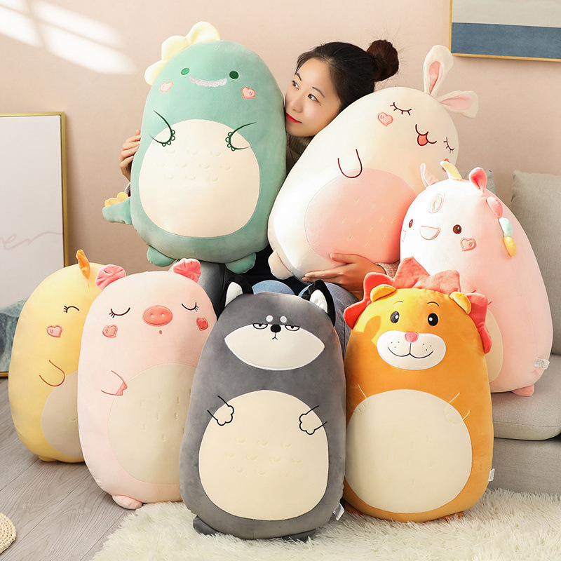 wholesale soft bulk sofa custom throw cushion plush doll stuffed animal toys unicorn plush pillow