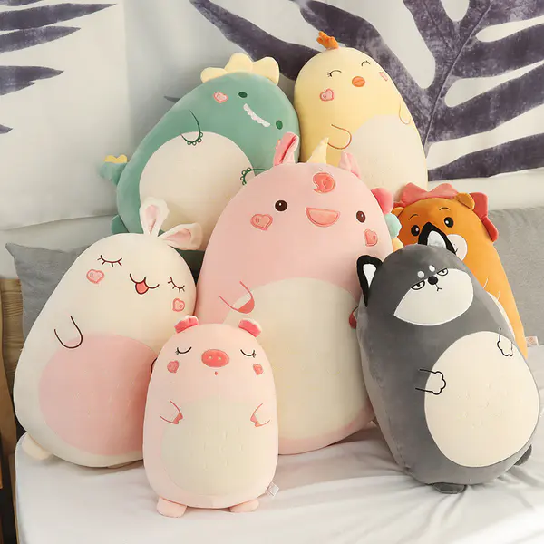 wholesale soft bulk sofa custom throw cushion plush doll stuffed animal toys unicorn plush pillow
