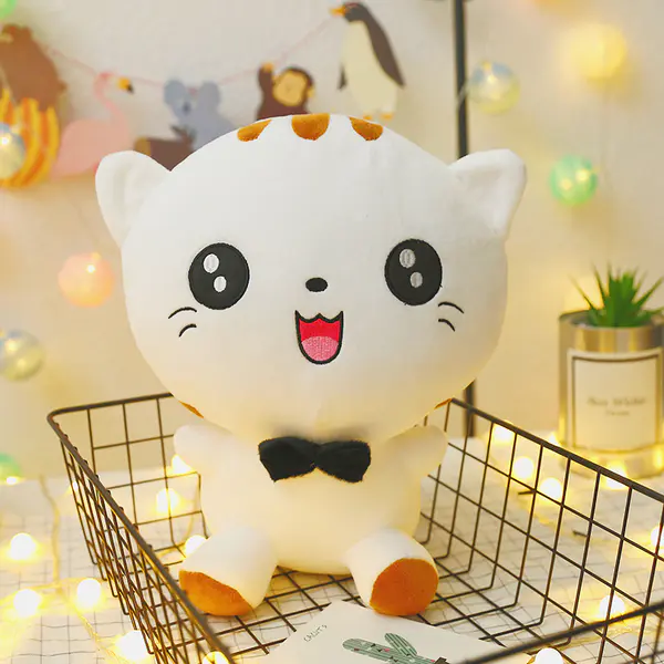 Cute Sweet Cat plush toy doll claw doll machine expression big face cat doll