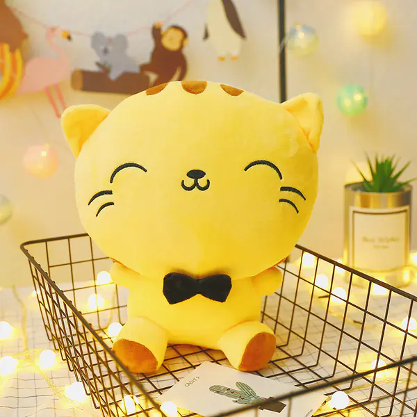 Cute Sweet Cat plush toy doll claw doll machine expression big face cat doll