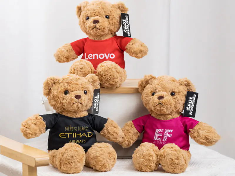 Teddy bear custom logo