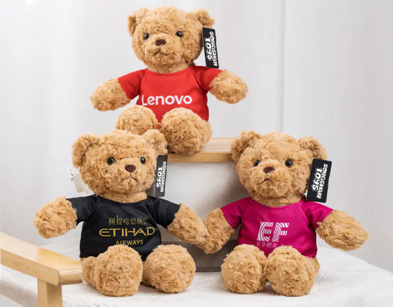 Teddy bear custom logo